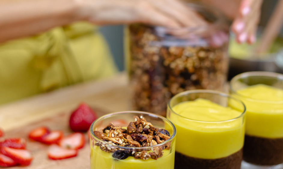 Café Contemporain Et Populaire De Smoothies & D'Aliments Santé À Vendre 1