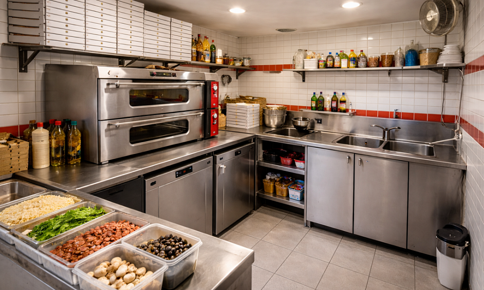 Entièrement-Équipés Café Et Pizzeria Avec Appartement-3-Chambres-Inclus À Hampton À Vendre 1