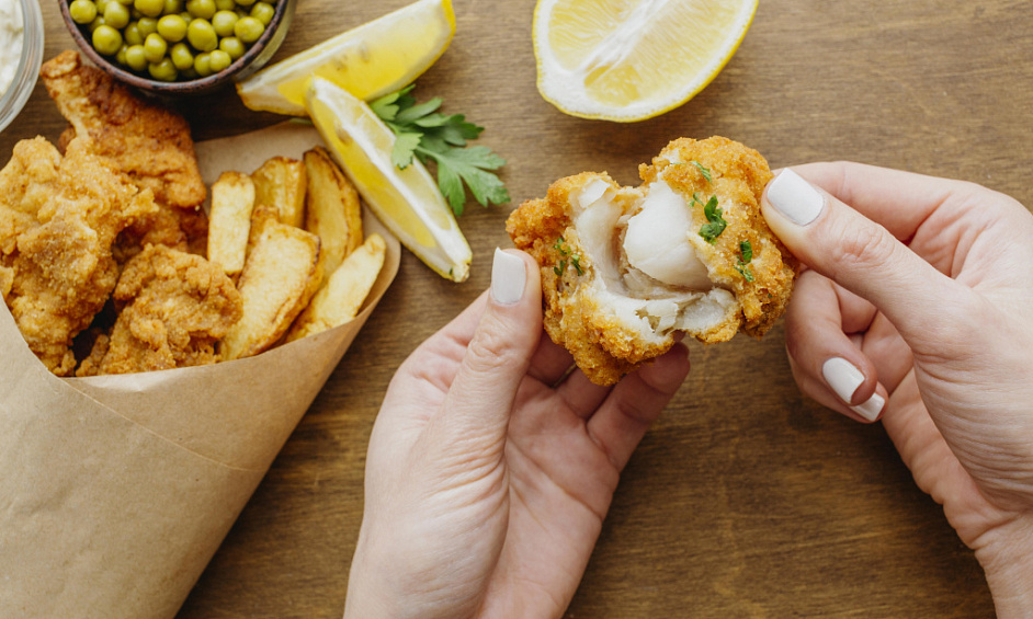 Halal Poisson-Frites À Emporter À Vendre Dans Le Centre-Ville D'Édimbourg 1